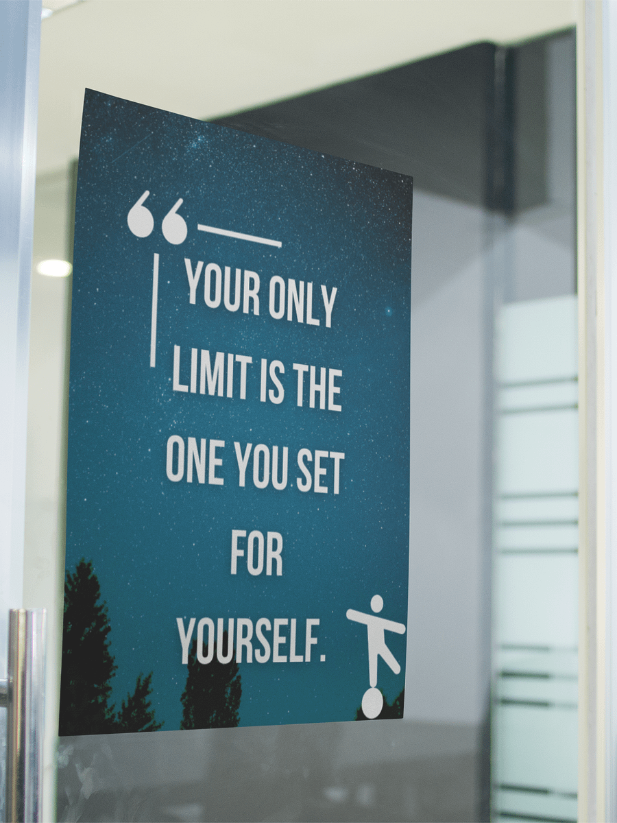 Only Limit Sustainable Poster product image (1)