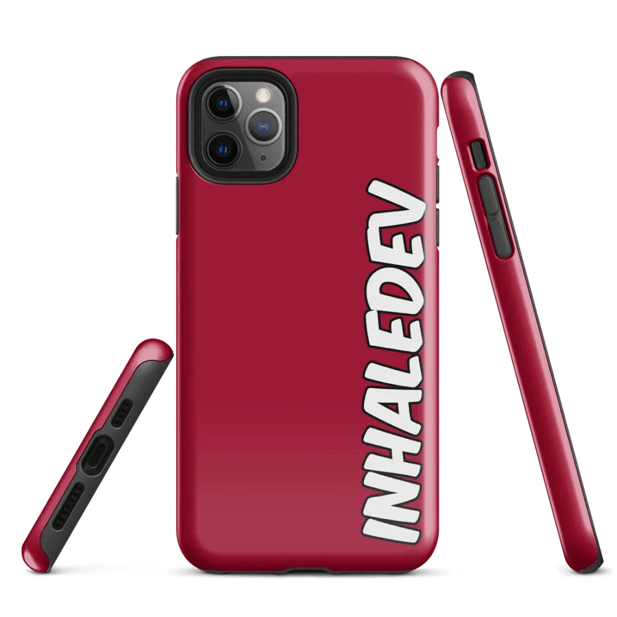 InhaleDev iPhone Tough Case product image (1)