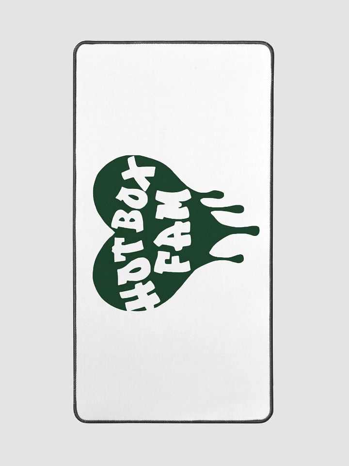 HOT BOX FAM TRANSPARENT DARK GREEN LOGO DESK MAT product image (2)