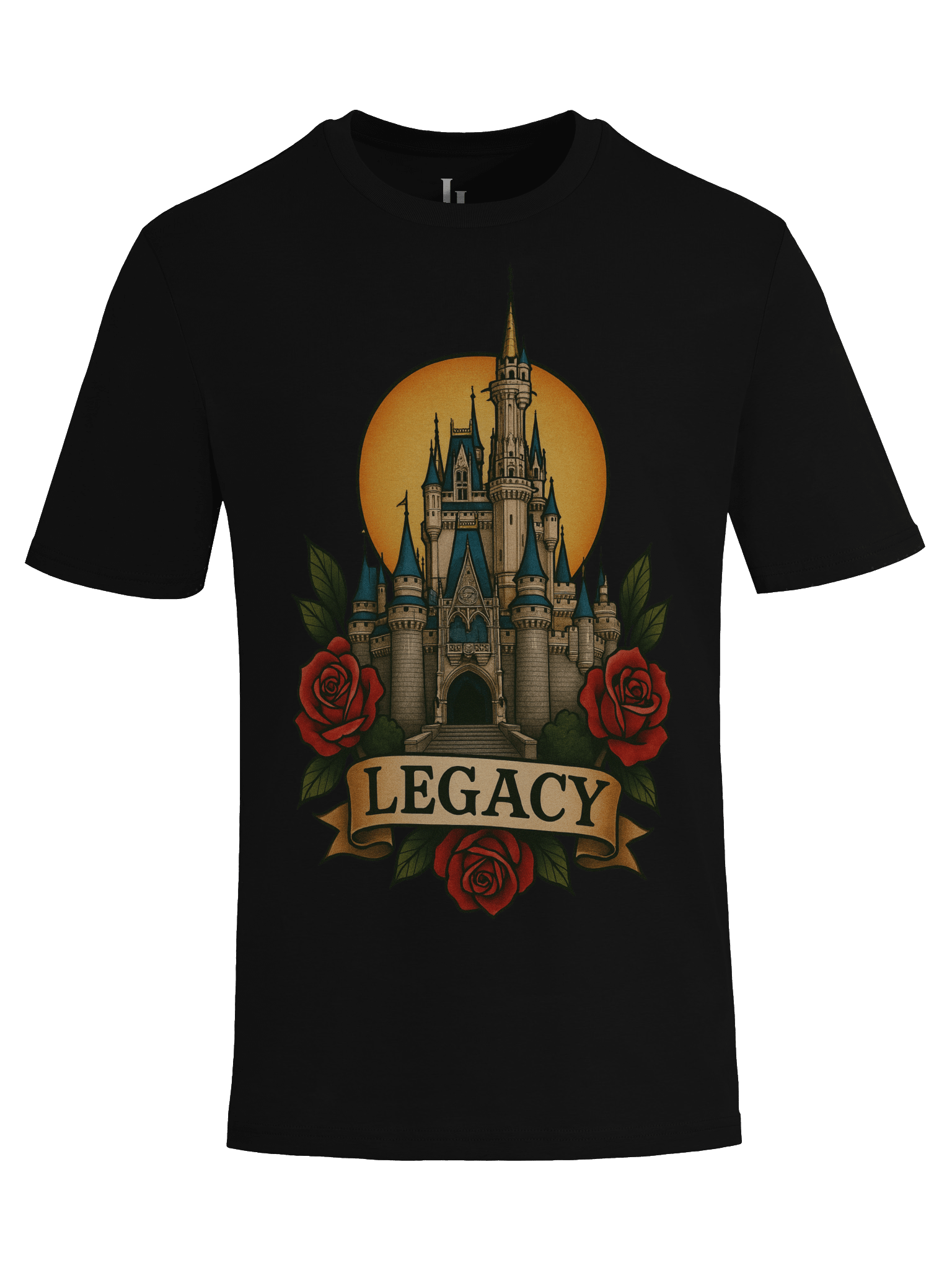Neo-Traditional Magic Kingdom Tee | Black product image (8)