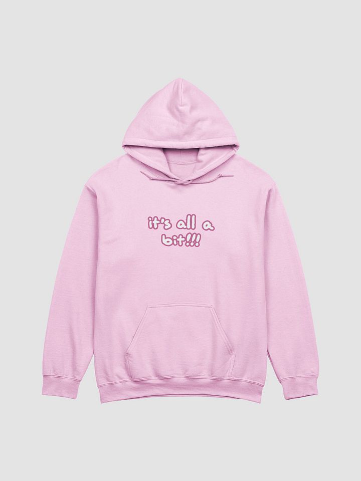 “It’s all a bit!!!” (lined design, #CB6398) classic hoodie product image (38)