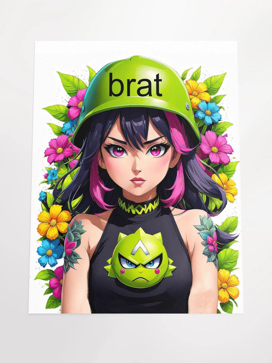 Brat Girl - Poster - White Background - Medium Size 18x24 Inches product image (4)