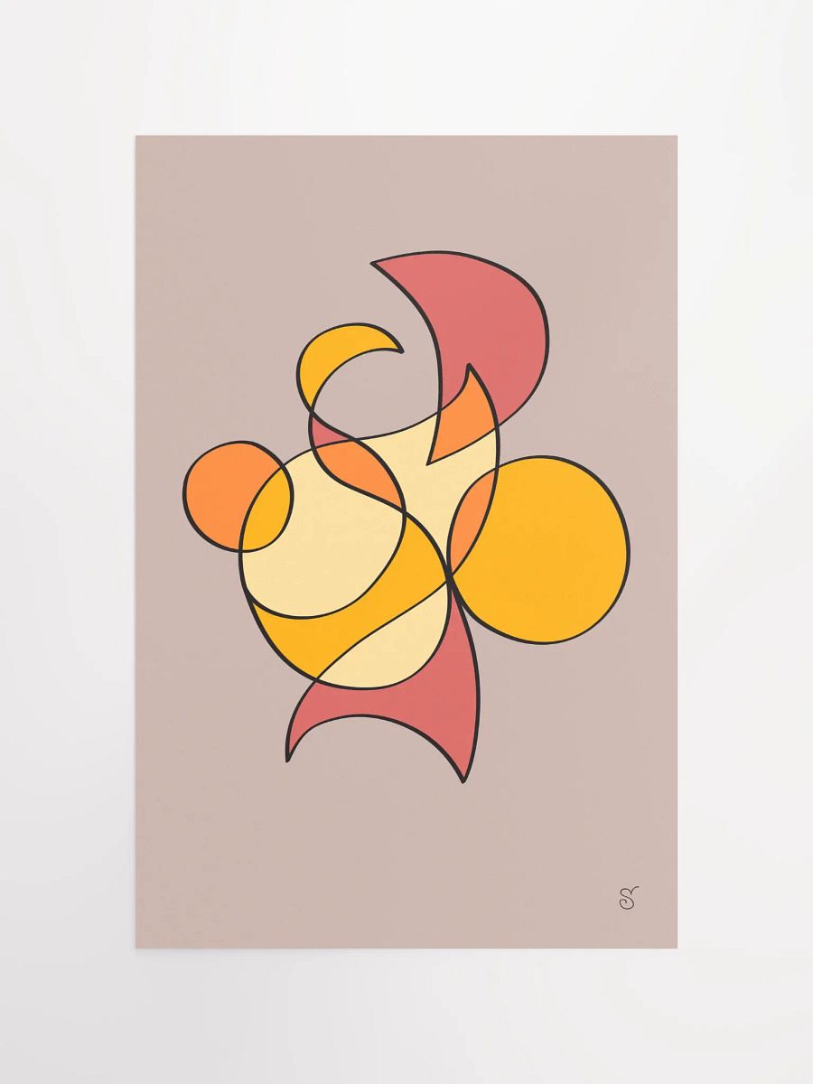 Vibrant Matte Poster Print - Abstract Image No. 6 product image (4)