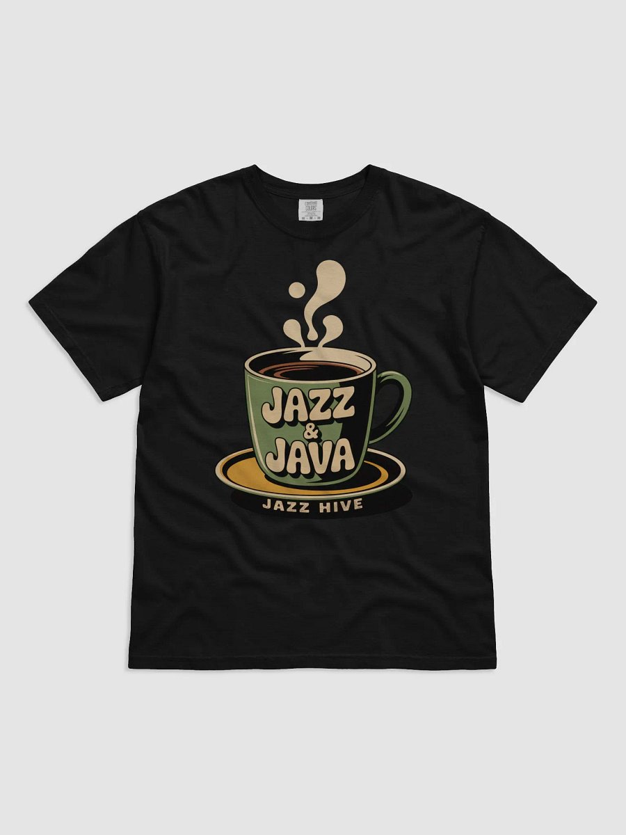 Jazz & Java Retro Coffee T-Shirt – Jazz Hive Music Lover Tee product image (1)