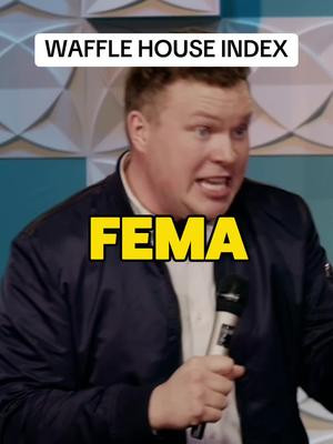 FEMA's Waffle House Index 🤯🧇 #wafflehouse #hurricane #comedy #standupcomedian #comedian