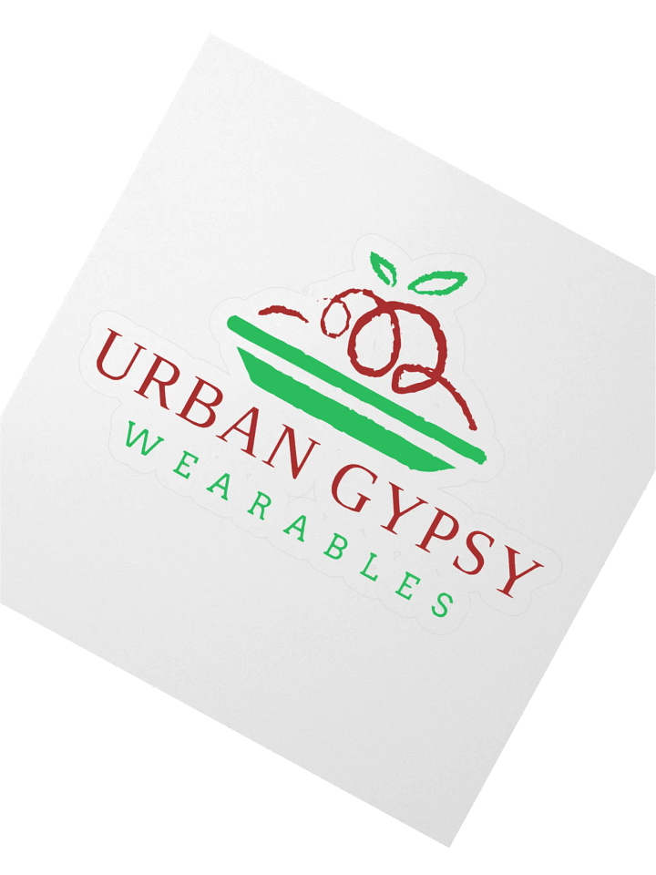 Urban Gypsy Apple on Plate Kiss Cut Stickers product image (2)