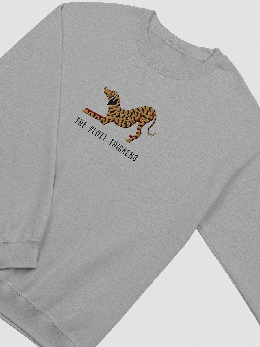 The Plott Thickens Sweatshirt (Embroidered) of a Plott Hound(Tan Brindle) product image (12)