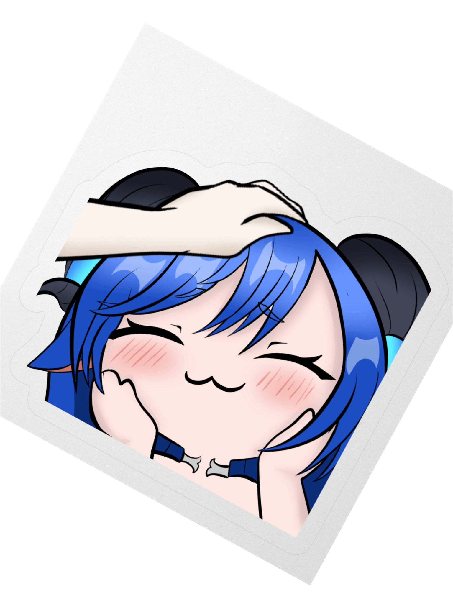 Aqwamog Headpat Sticker product image (2)