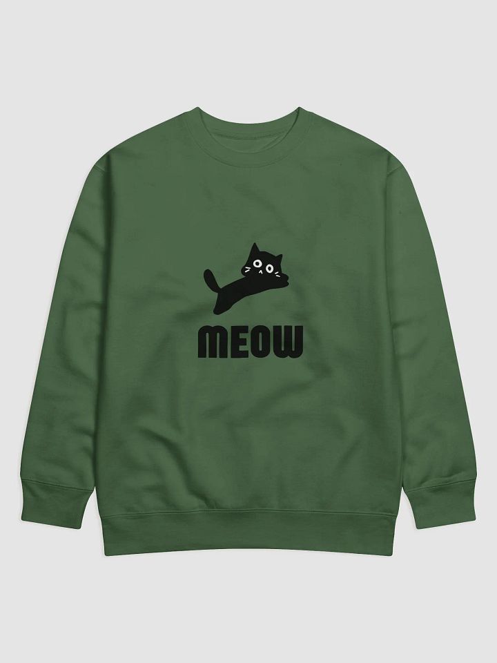 MEOW Whisker Line Art Premium Sweatshirt product image (9)