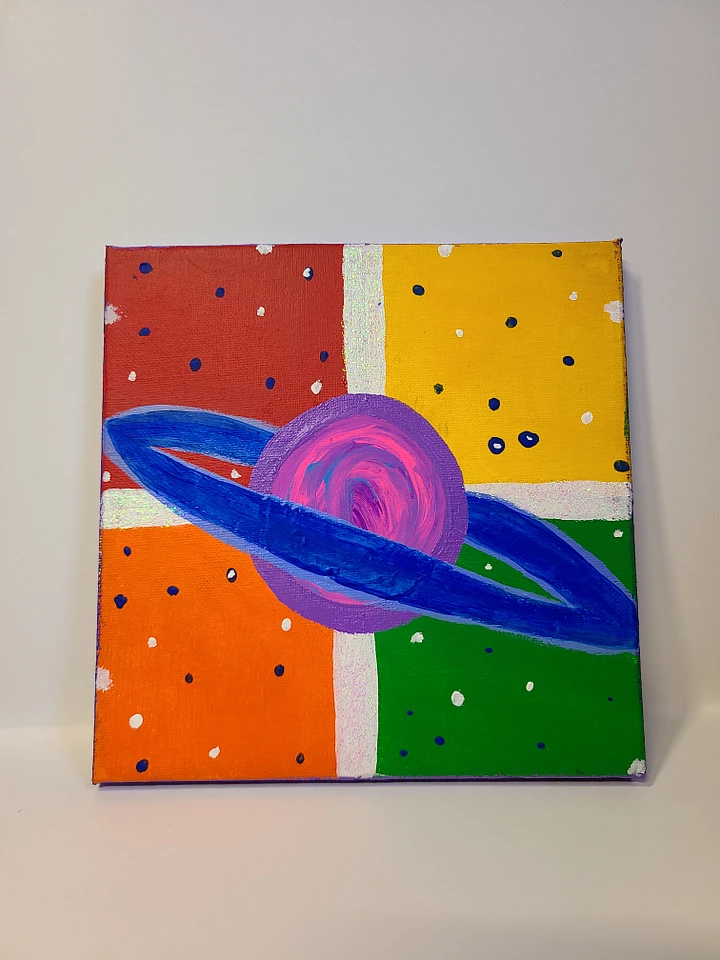 The Universe is a Playground - 8x8 painting on canvas product image (1)
