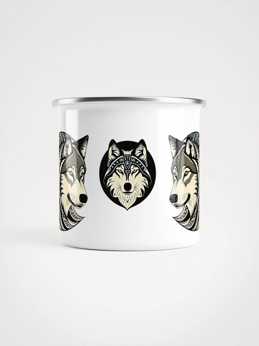 Timber Wolf Enamel Mug product image (5)