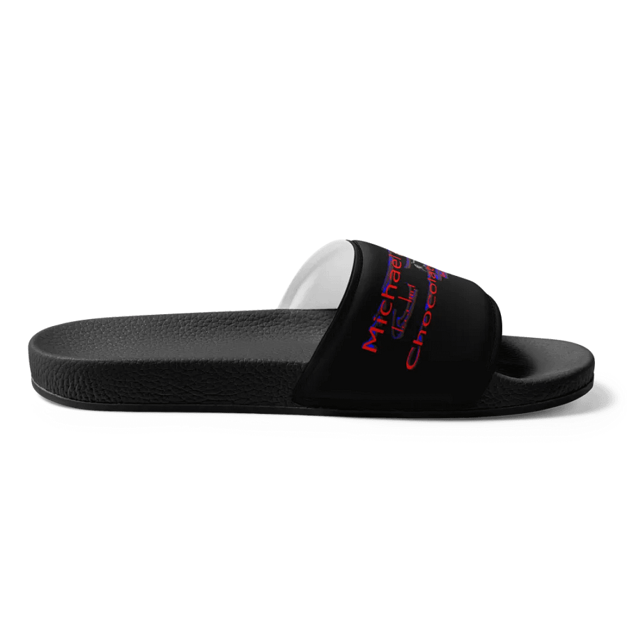 Michael Toomey As Chocolate Charlie 00 - Black Men's Slides product image (7)