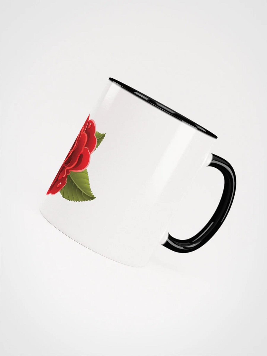 Ceramic Beautiful Red Rose Mug with Color Inside product image (5)