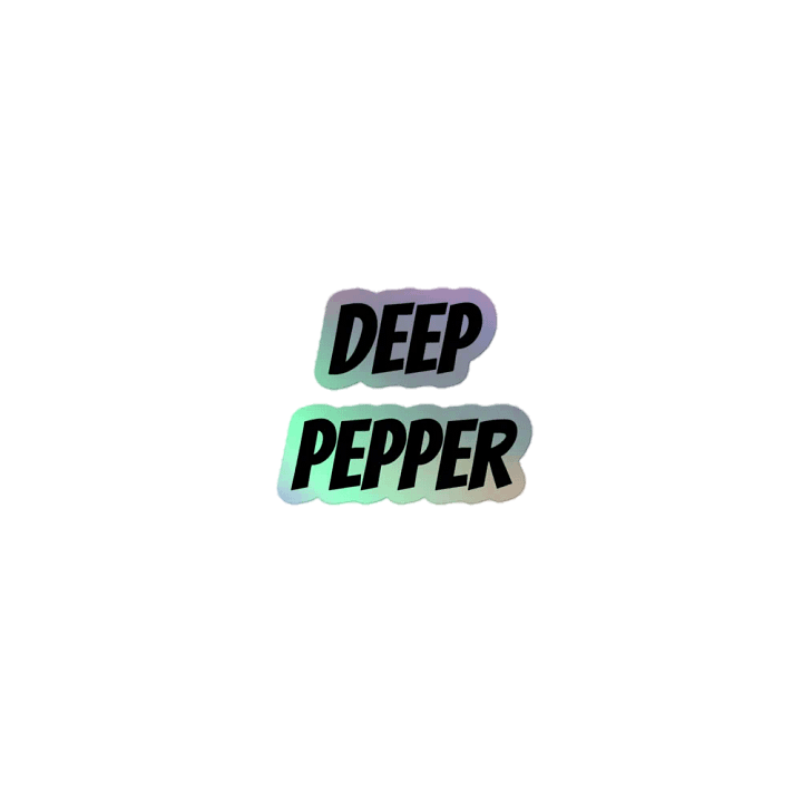 DeepPepper Holographic Sticker product image (1)