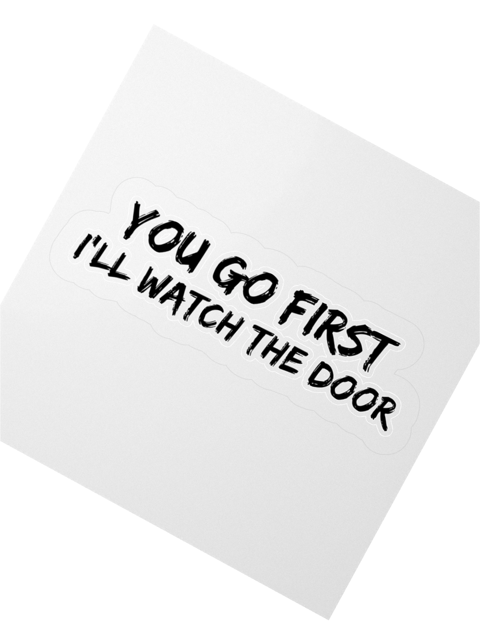 Watch The Door Kiss Cut Stickers product image (2)