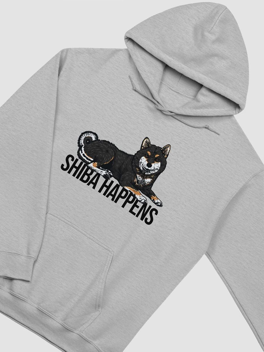 Shiba Happens Hooded Sweatshirt of a Shiba Inu(Tricolor) | Funny Hoodie for Shiba Inu Paw-rents product image (27)