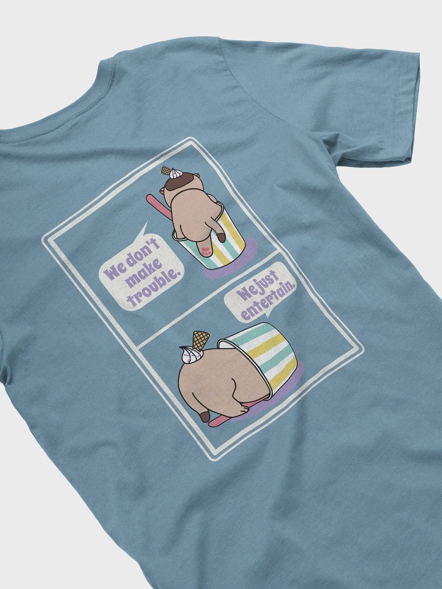 Sweet Trouble T-shirt, Ice Cream Cat (Left Chest and Back Prints) product image (4)