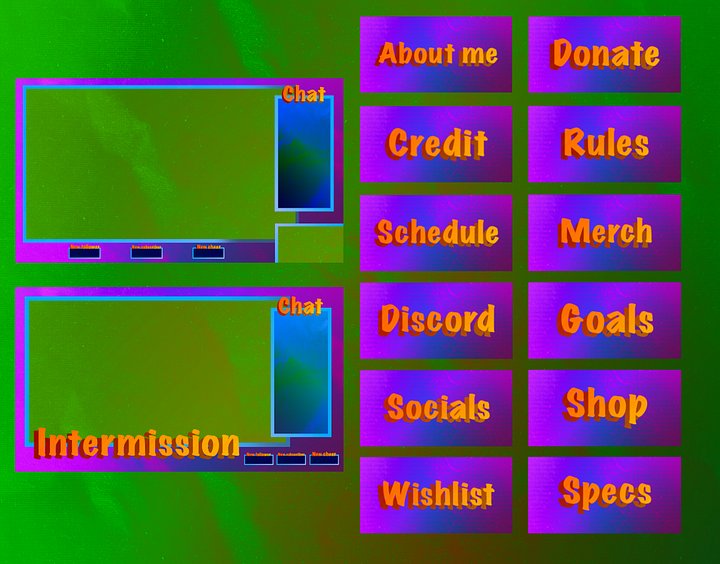Neon pink overlay pack product image (2)