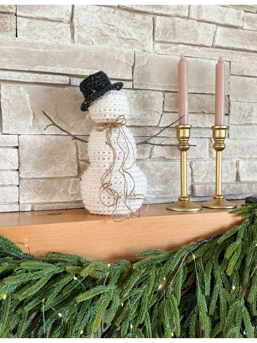 Rustic Farmhouse Snowman Crochet Pattern product image (8)