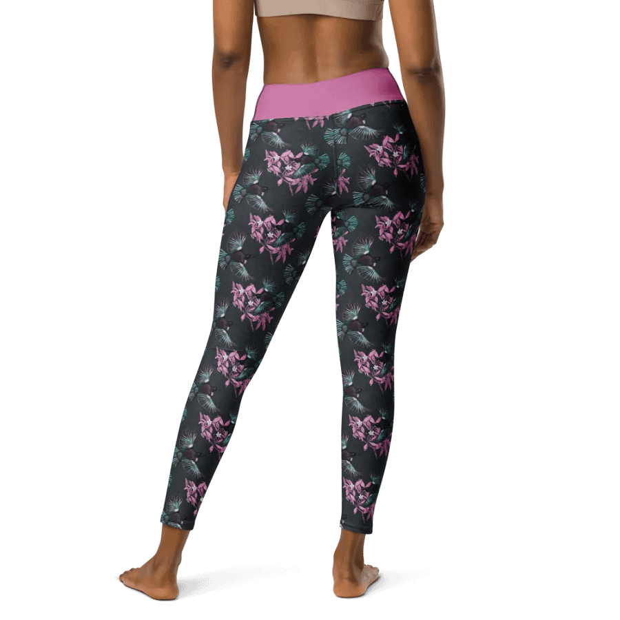 Tui in Flight - Neon Pink and Teal Life Leggings product image (4)