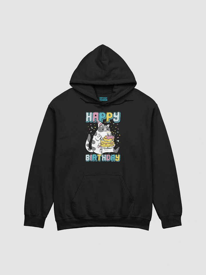 Happy Birthday (Cat With Cake) Hoodie product image (1)