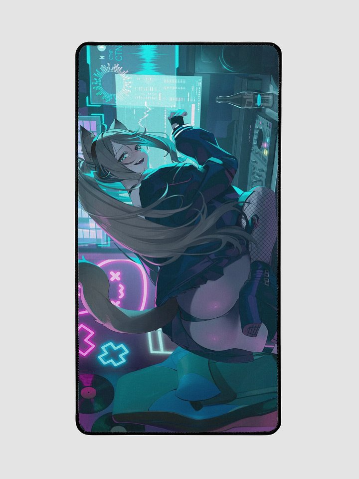 Snowwiii DJ Catgirl - Large Mouse Pad product image (2)
