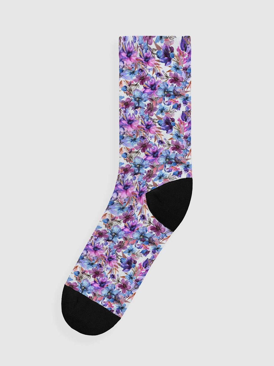 Purple Flowers Socks product image (1)