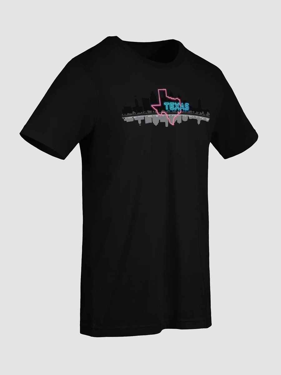 🌆 Austin Skyline Neon Texas T-Shirt | Bella+Canvas Unisex Tee | Retro Glow Texas Pride Shirt product image (58)