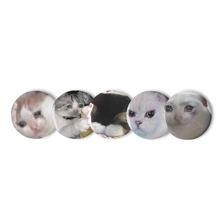 Set of Pin Buttons: Meme Cats 38 product image (3)