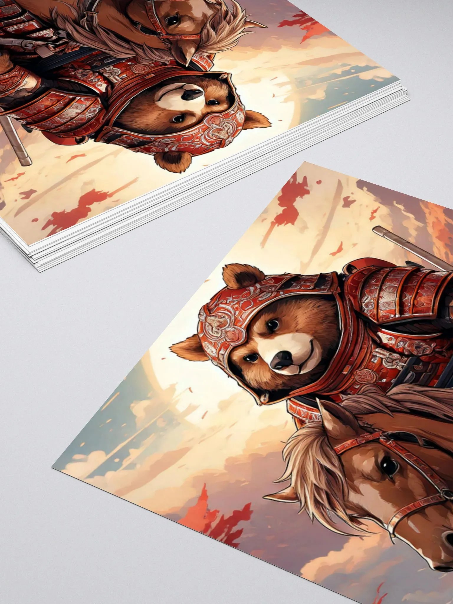 Kawaii Samurai Bear product image (2)