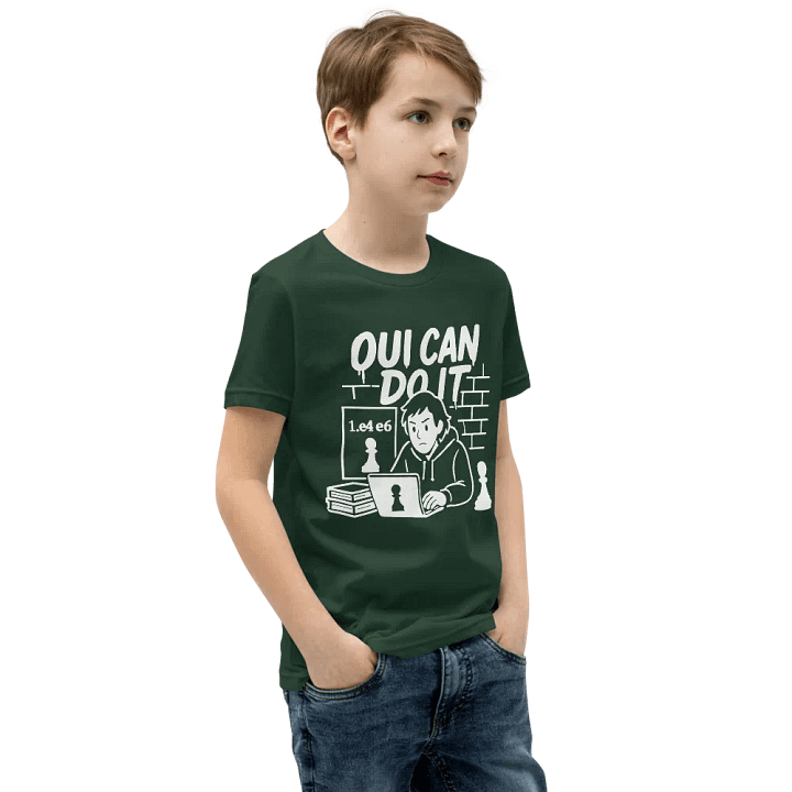 Oui Can Do It - Youth T-Shirt product image (14)