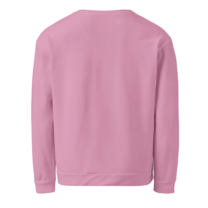 Plain Light Pink Light Summer Unisex Recycled Polyester Heavyweight Premium Sweatshirt by Treasure Pie product image (2)