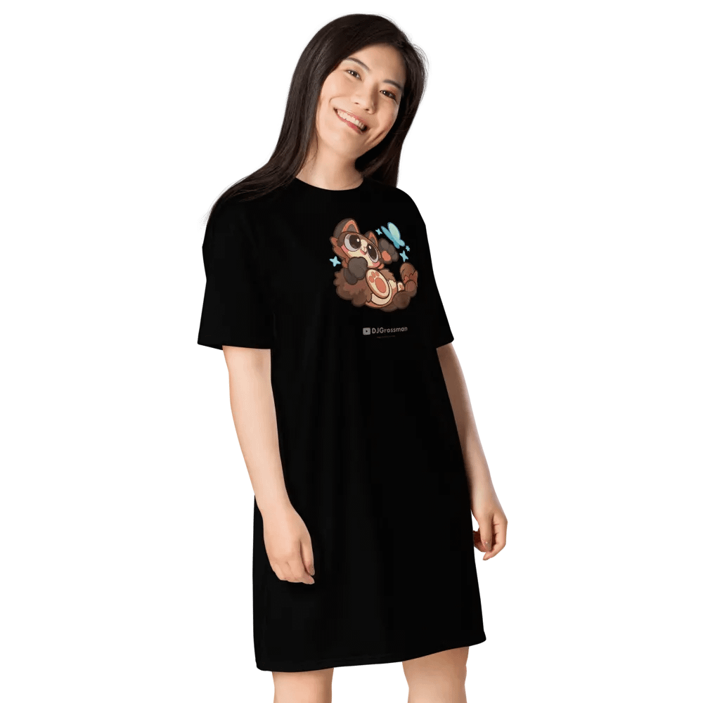 Playing Terra • T-shirt Dress (Black) product image (3)