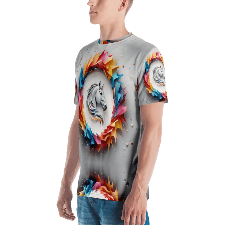 Vibrant Horse T shirt product image (4)