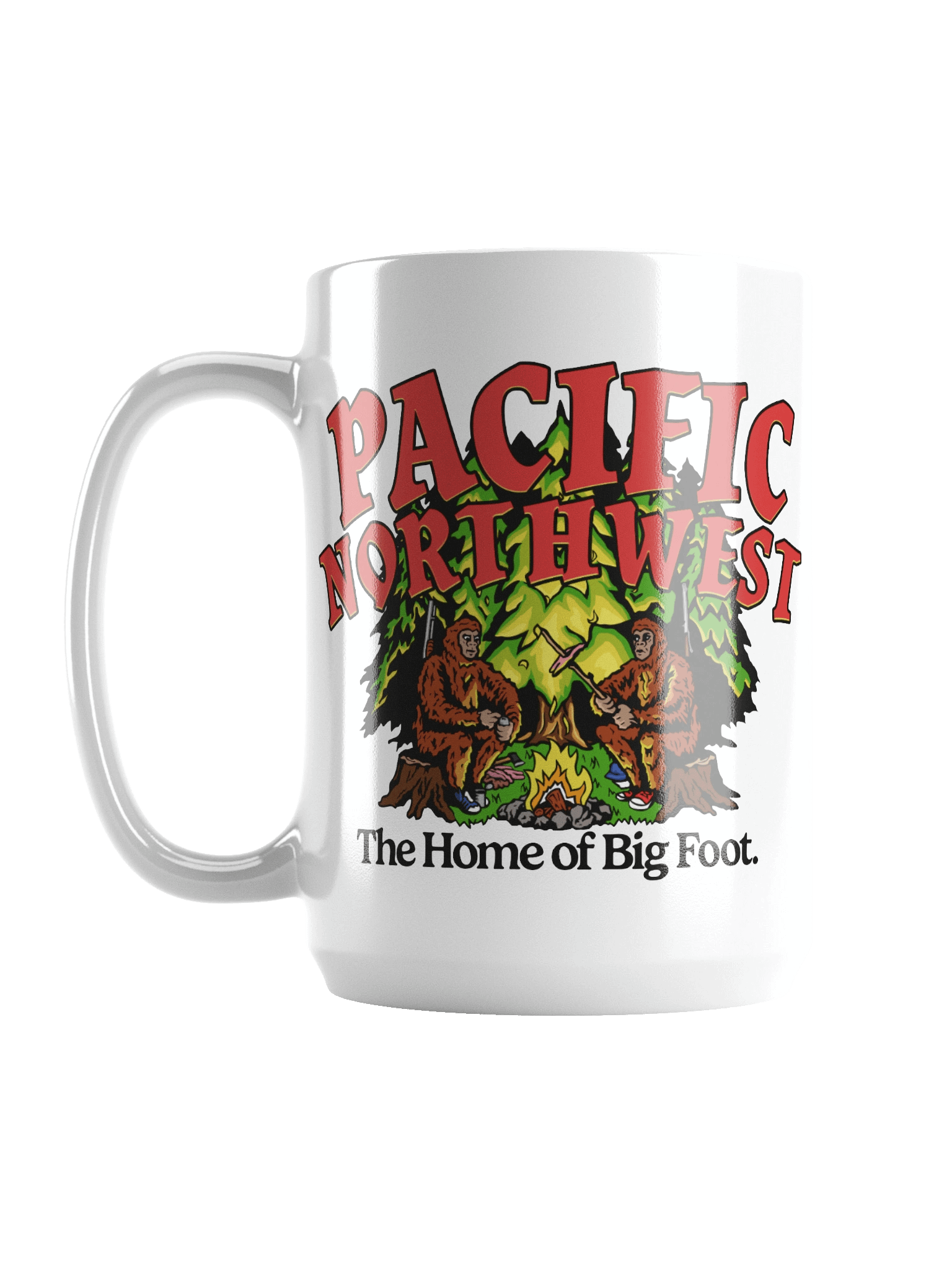 The Home of Big Foot - White Mug product image (1)