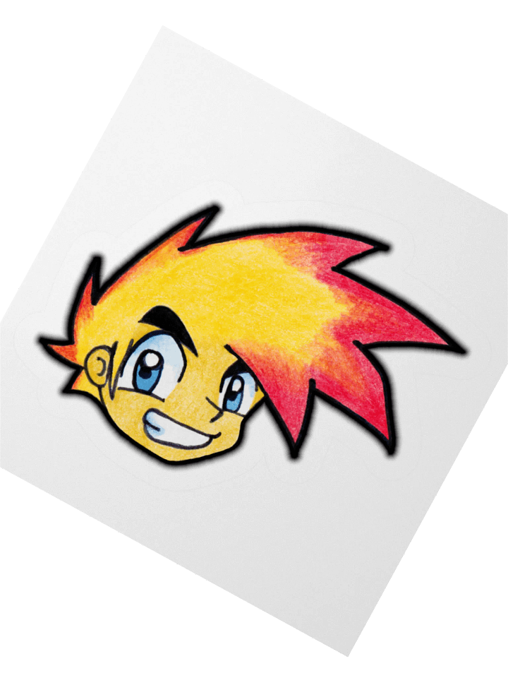 'Red' Kiss Cut Stickers product image (2)