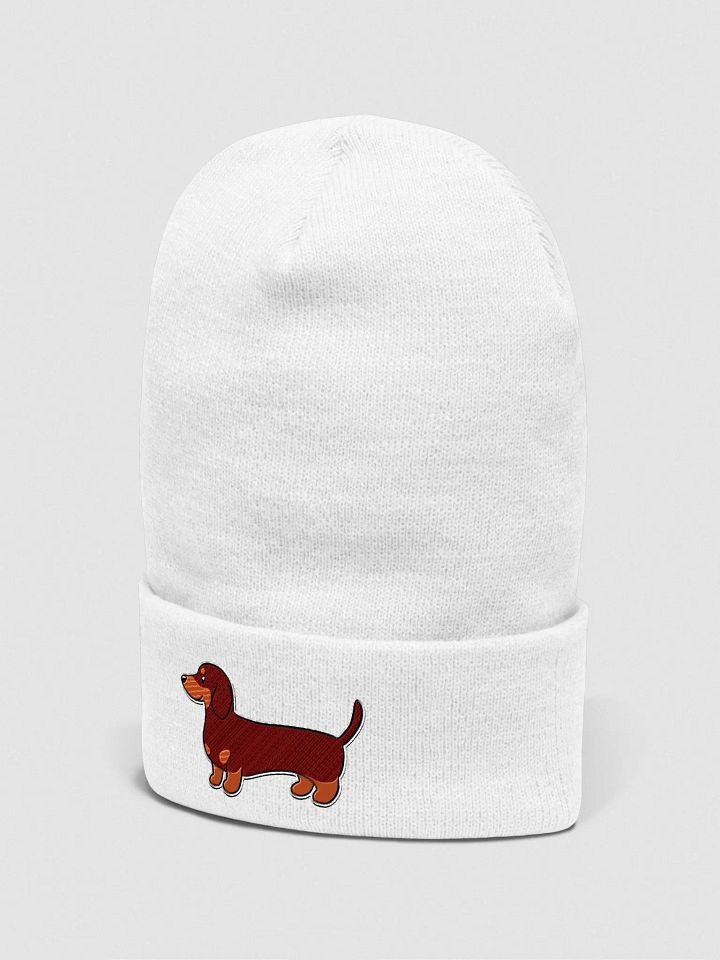 Happy Dachshund Cuffed Beanie product image (22)