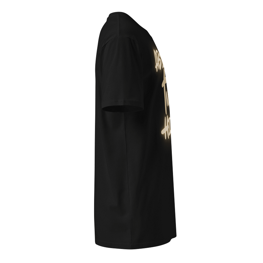 Abide In Him Christian Clothing – Glowing Cross Premium T-Shirt product image (7)