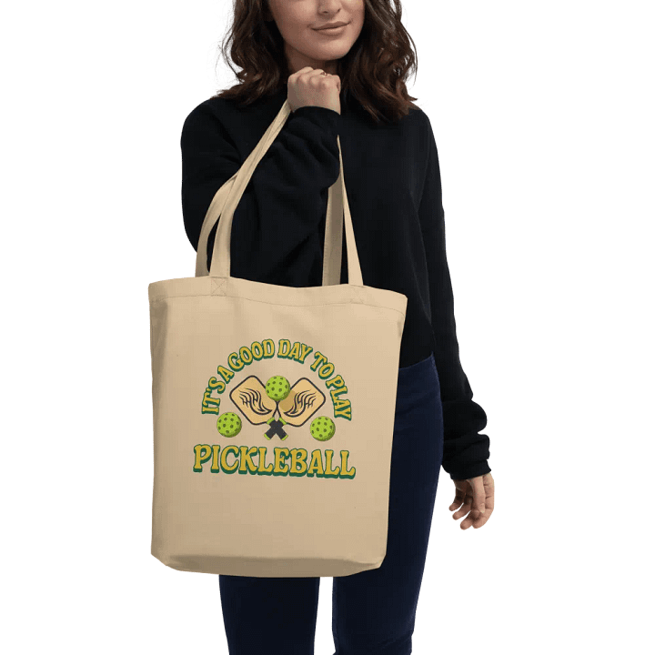 It's A Good Day To Play Pickleball Eco-Tote product image (2)