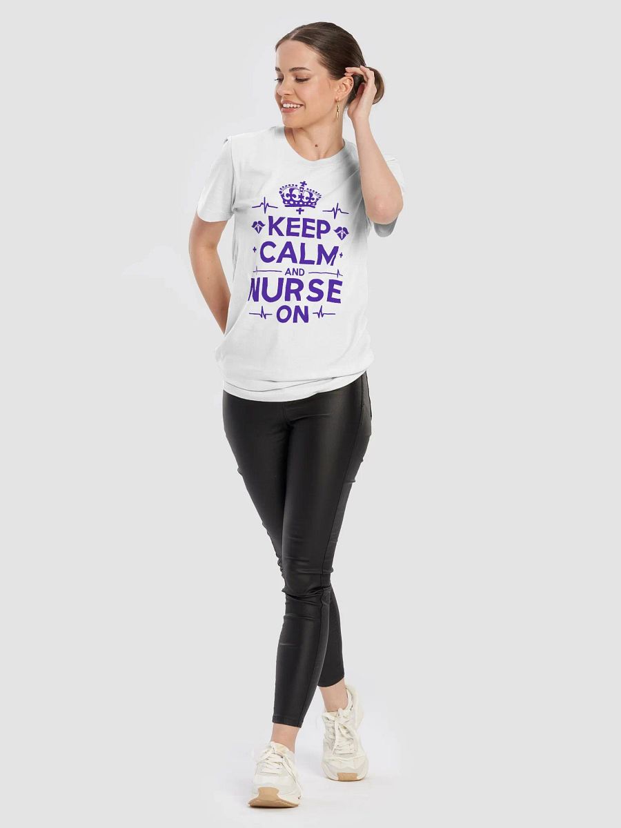 Nurse On Crown Heartbeat T-Shirt product image (106)