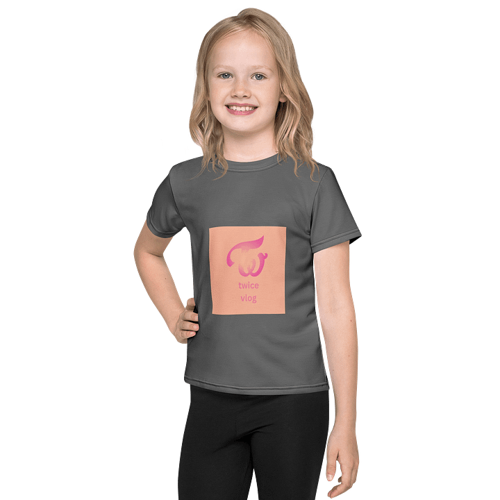 twice vlog logo kids shrit product image (1)