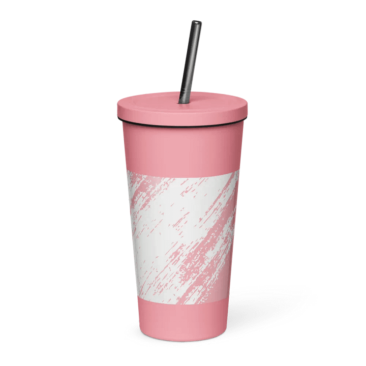 Paint Brush Pink Insulated Tumbler product image (1)