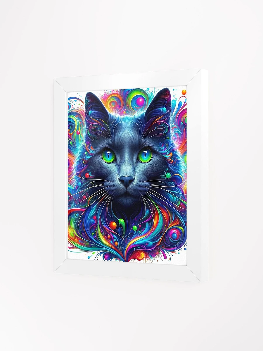 Framed High-Quality Matte Poster (in): Russian Blue 2 product image (99)