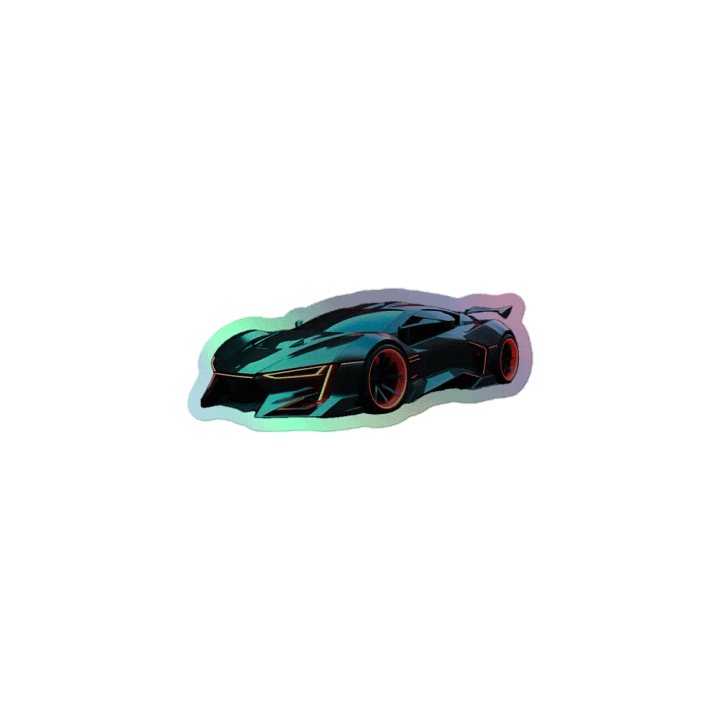 Futuristic Ride Holographic Sticker Set product image (1)