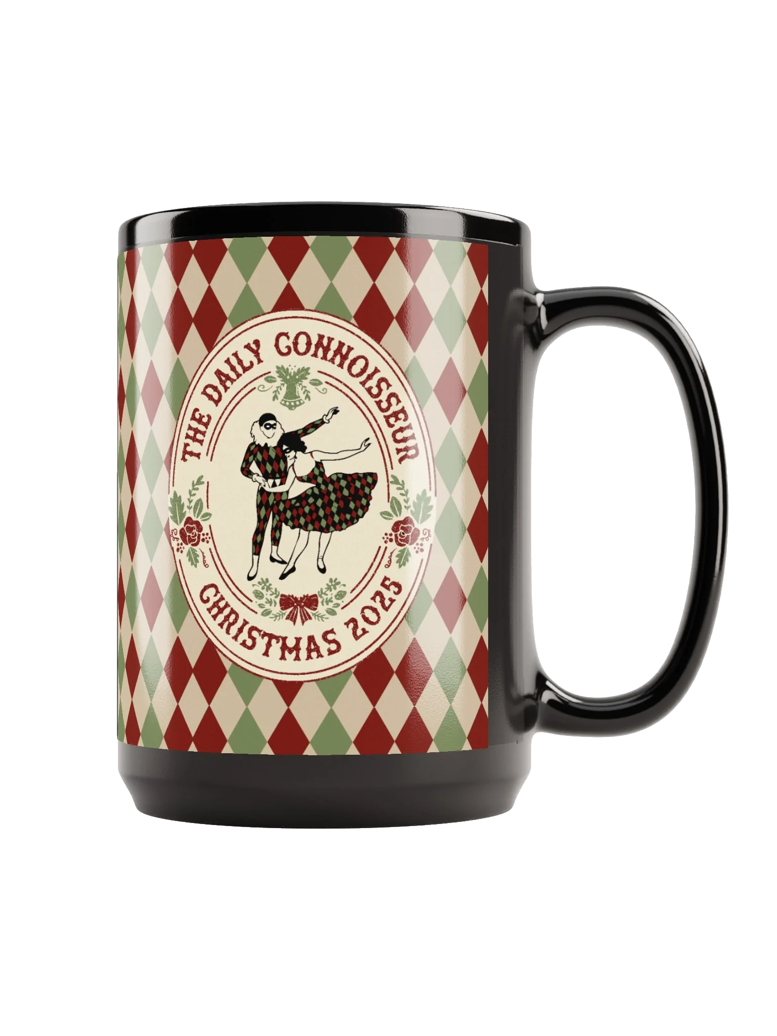 Harlequin Christmas Pattern Mug - 15 oz. product image (1)