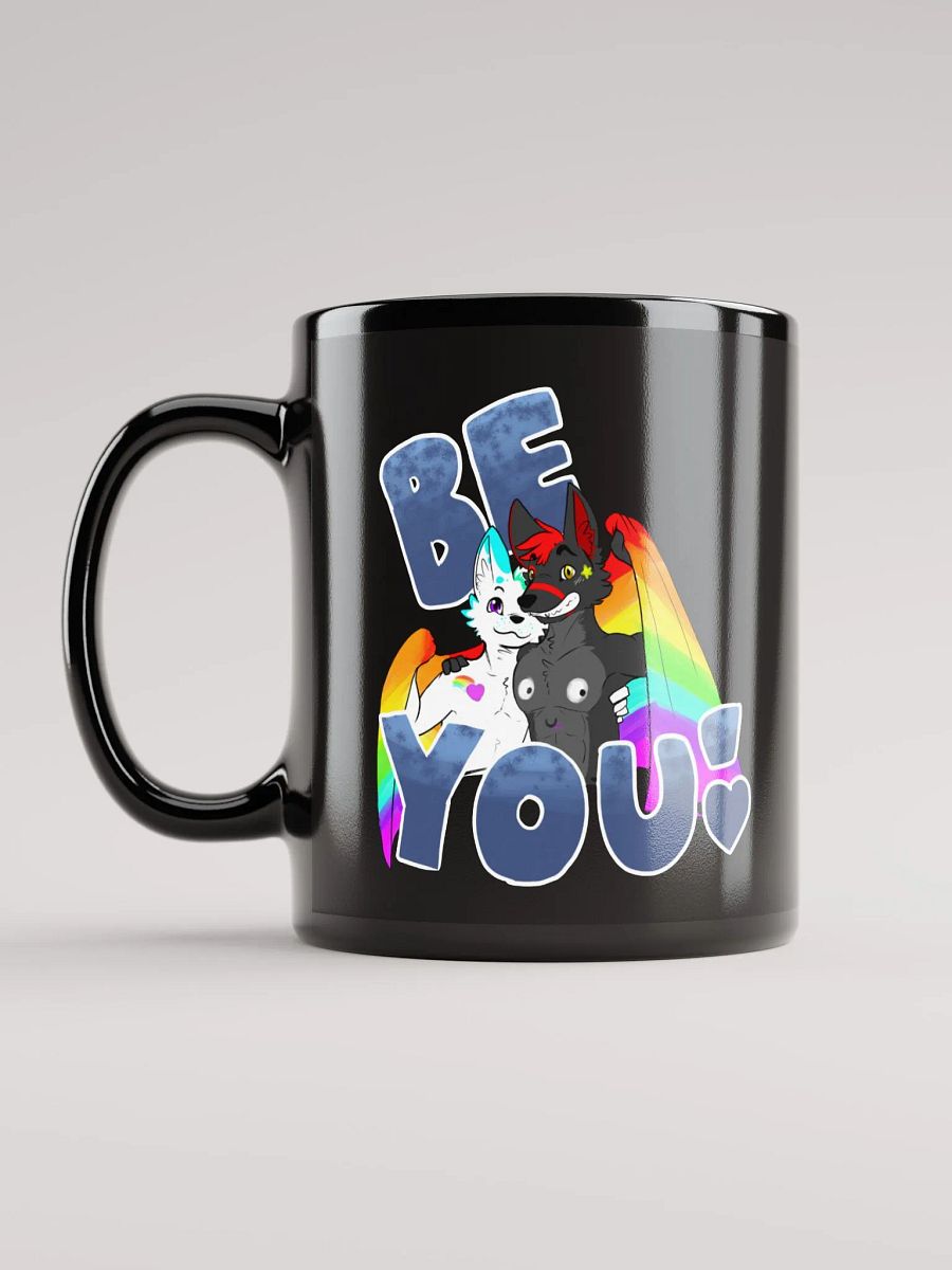 Be You! Pride Black Glossy Mug product image (12)