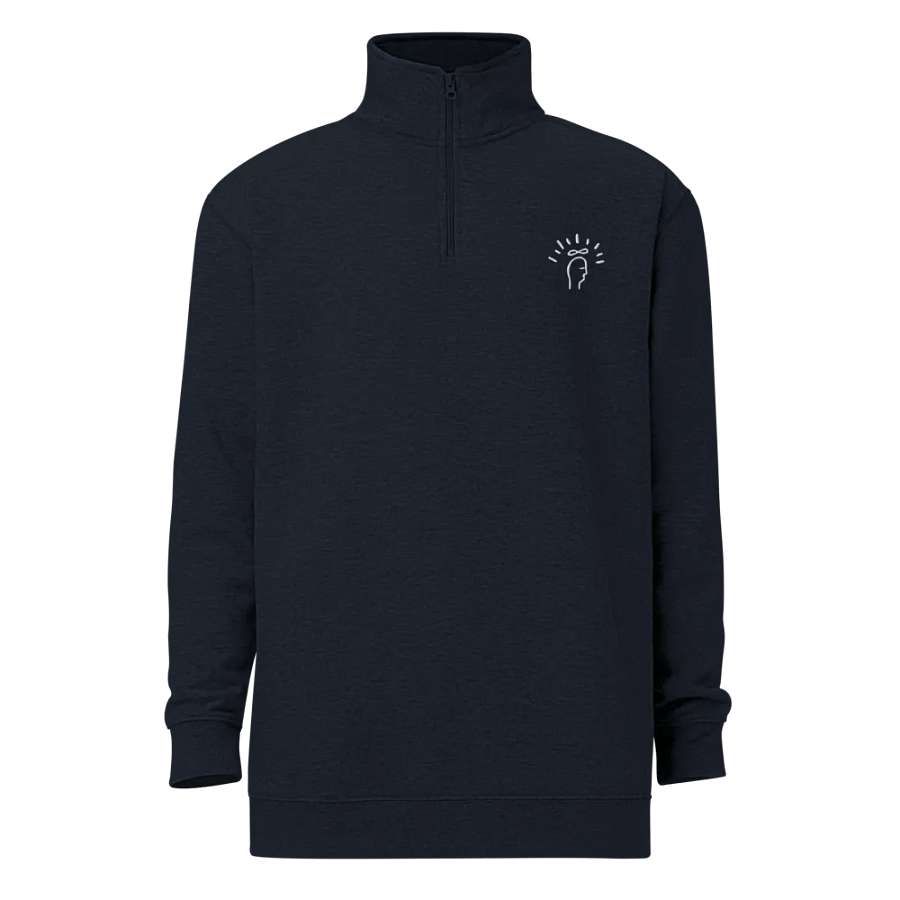Magic Mind (white) embroidered quarter zip product image (2)