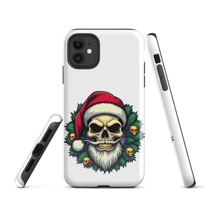 Evil Scary Sinister Santa Skull Tough iPhone® Case product image (1)