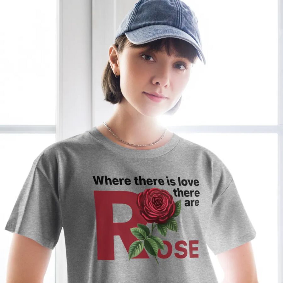 BUIII: Where there is love, there are rose Crop Tops product image (11)