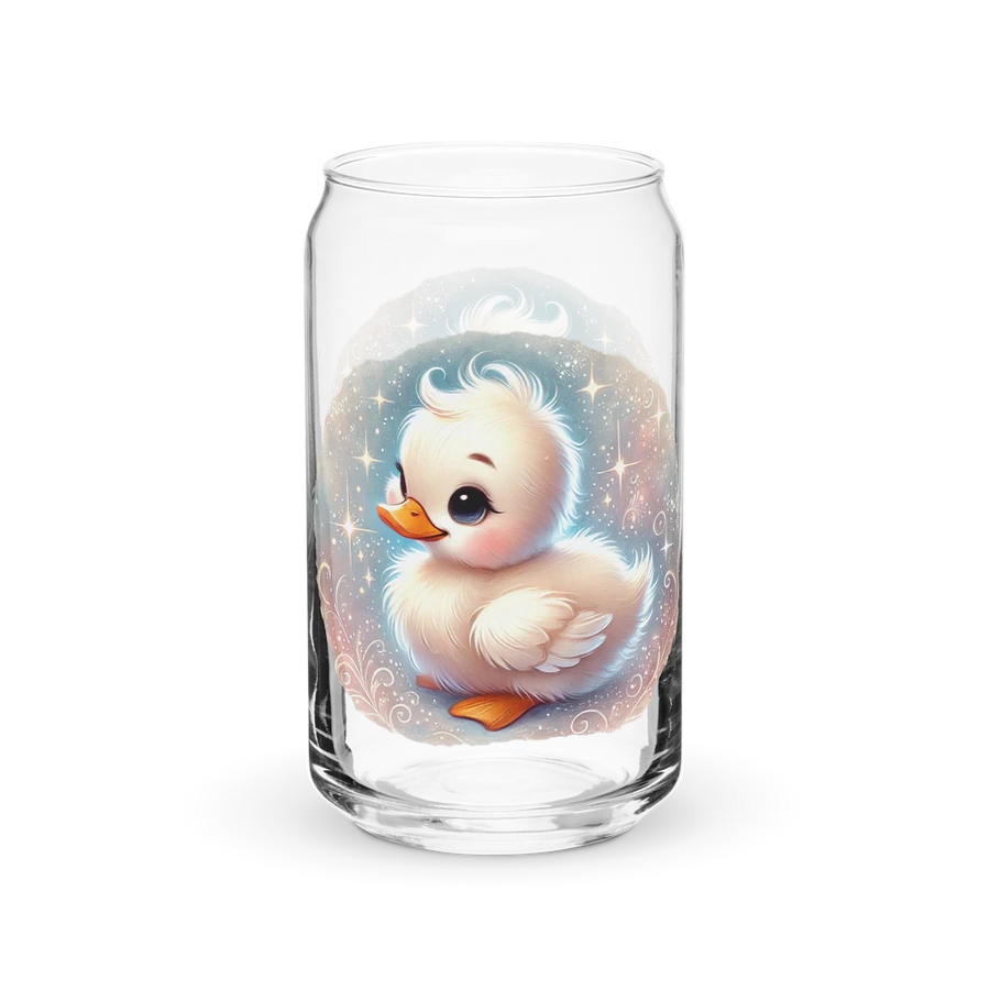 Baby Duckling Glass with Optional Bamboo Lid and Straw product image (10)